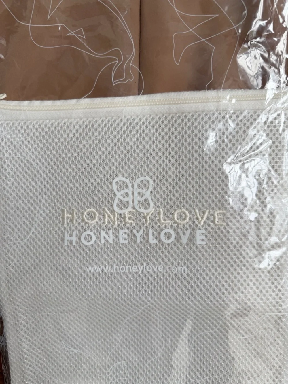 NEW Honeylove Mid-Thigh Bodysuit Sand Size XL